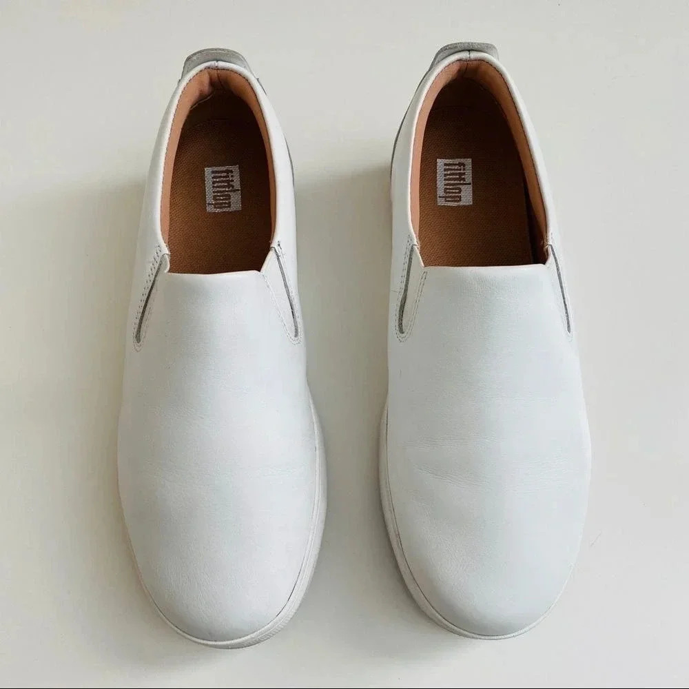 Fitflop Sania Leather Sneakers - Picture 6 of 8
